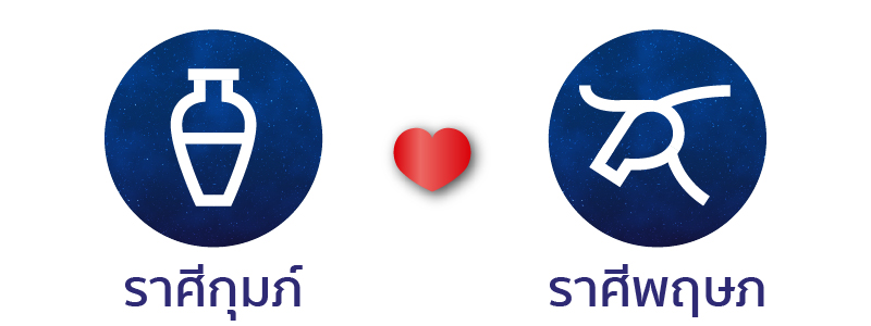 ดวงเนื้อคู่ ดวงสมพงษ์ ราศีกุมภ์คู่กับราศีพฤษภ